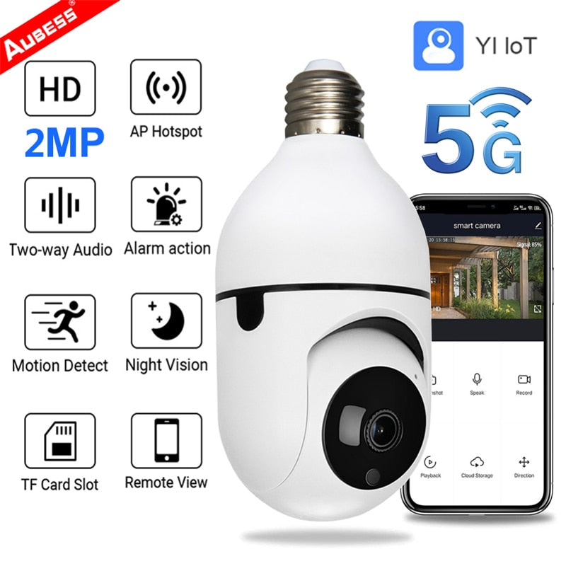 Light Bulb Surveillance Camera